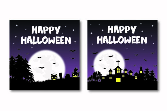 Download Halloween Background Poster Light Moon - Halloween Collection
