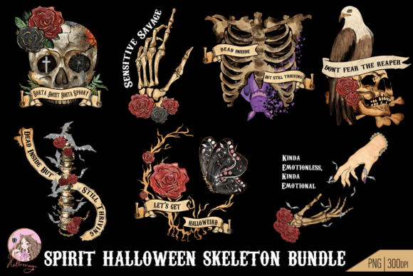 Download Spirit Halloween Skulls Bundle - Halloween Collection