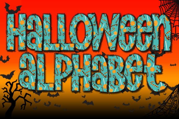 Download Trick R Treat Halloween Alphabet Clipart - Treat Collection