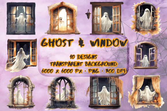 Download Halloween Drawings Scary Ghost at Window - Halloween Collection