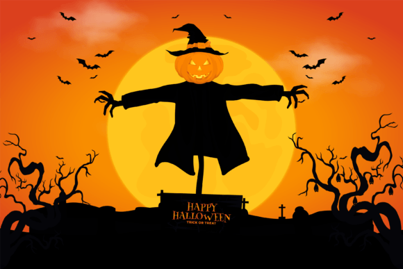Download Halloween Scenes with the Silhouette Art - Halloween Collection