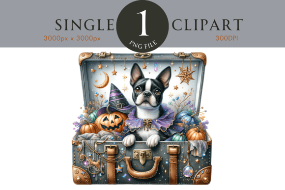 Download Dog Halloween Clipart Watercolor PNG - Halloween Collection