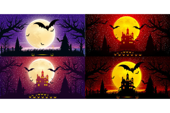 Download Halloween Background with Gradient Light - Halloween Collection