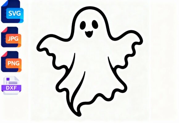 Download Cute Ghost SVG Halloween Clipart - Halloween Collection