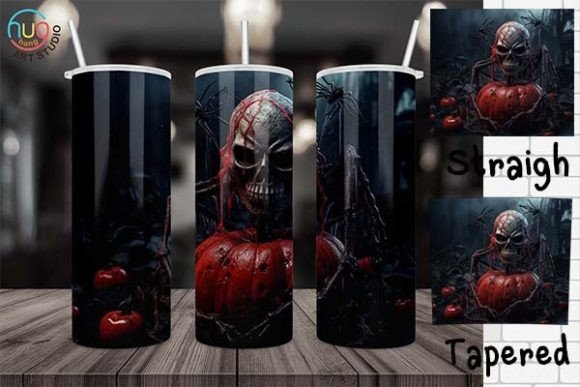 Download Halloween Scary Pumpkin Skull Tumbler - Halloween Collection