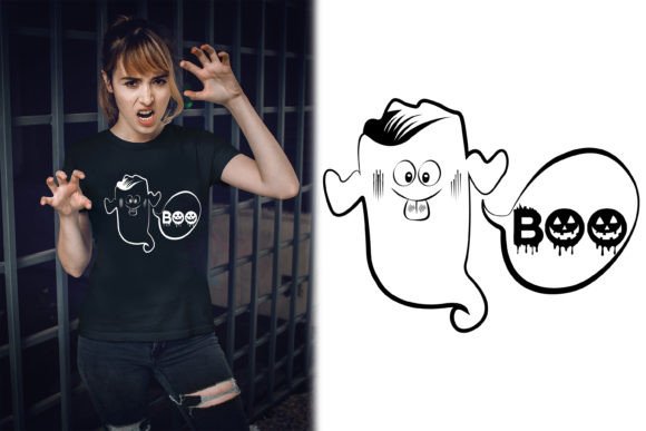 Download Best Halloween Day Boo T-shirt Design - Halloween Collection