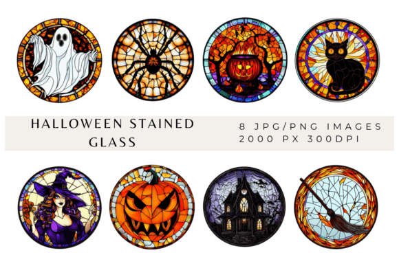 Download Halloween Stained Glass - Halloween Collection