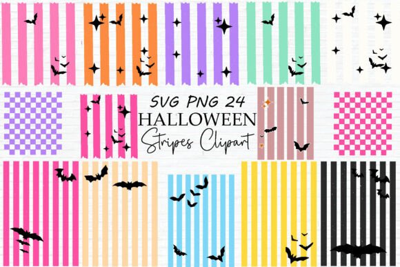 Download Halloween Stripes PNG SVG Bundle - Halloween Collection
