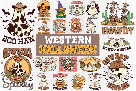 Download Western Halloween SVG Bundle 20 Designs - Halloween Collection