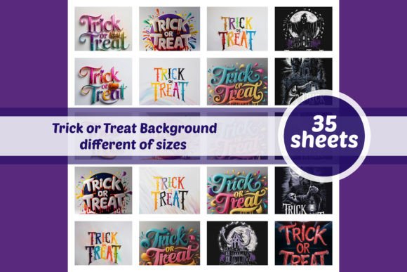 Download Trick or Treat Background 35 Sheets - Treat Collection