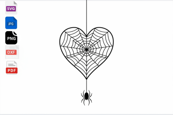 Download Heart Spider Web SVG Halloween Clipart - Halloween Collection