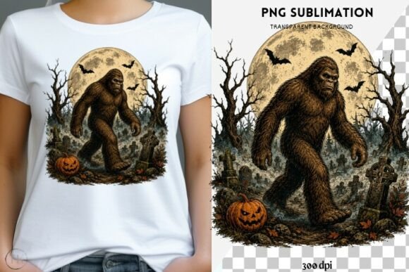Download Bigfoot Halloween PNG | Spooky Sasquatch - Halloween Collection