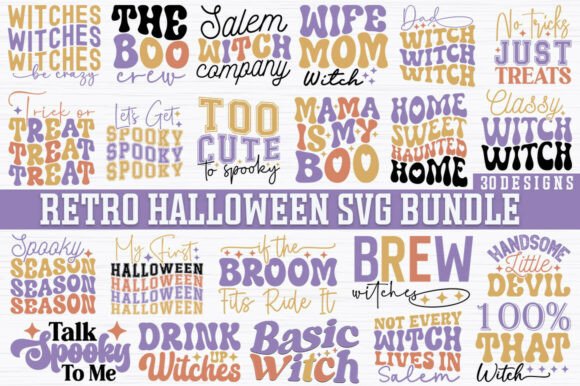 Download Retro Halloween SVG Bundle , Halloween - Halloween Collection