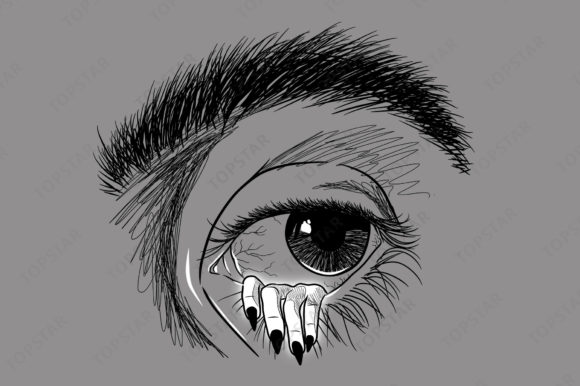 Download Halloween Scary Eye Creepy Witch Fingers - Halloween Collection