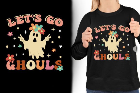 Download Let’s Go Ghouls Halloween Typography Tee - Halloween Collection