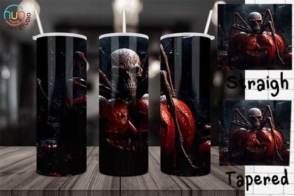 Download Halloween Scary Pumpkin Skull Tumbler - Halloween Collection