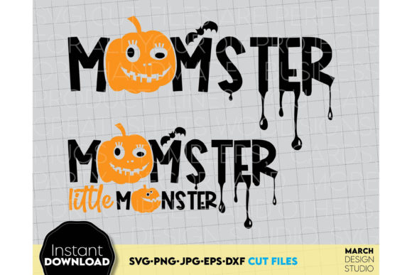 Download Halloween Shirts SVG Momster Monster Tee - Halloween Collection