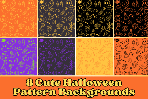Download Cute Halloween Background Patterns - Halloween Collection