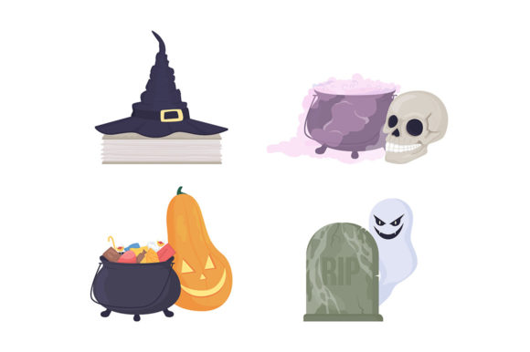 Download Spooky Halloween Decorations Semi Items - Halloween Collection