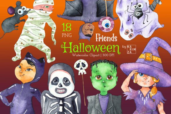Download Creepy Cute Halloween Kids PNG Clipart - Halloween Collection