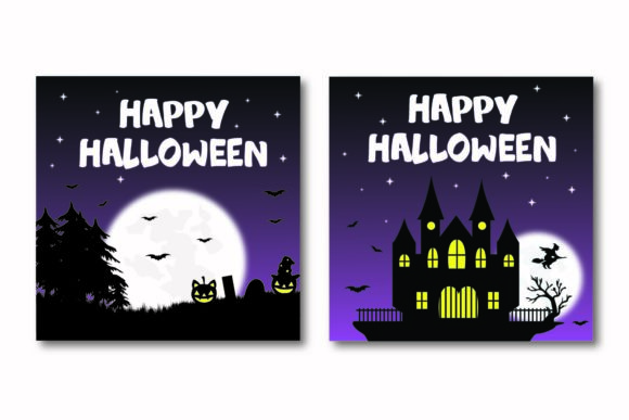 Download Halloween Background Light Moon Vectors - Halloween Collection