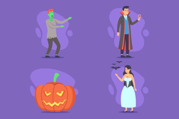 Download Spooky Halloween Decor and Characters - Halloween Collection