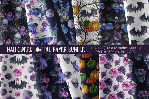 Download Halloween Seamless Pattern. Skulls - Halloween Collection