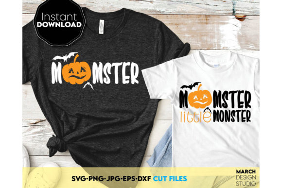 Download Halloween SVG Momster and Little Monster - Halloween Collection