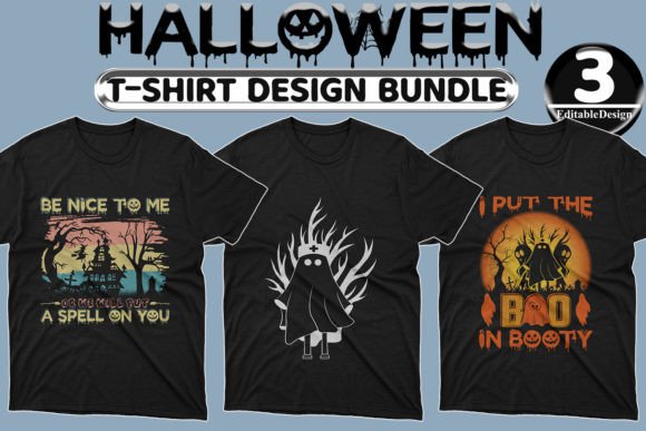 Download Halloween Day T-shirt Design Bundle-42 - Halloween Collection