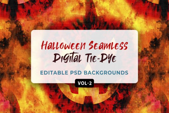 Download Halloween Seamless Digital Tie-Dye Vol-2 - Halloween Collection