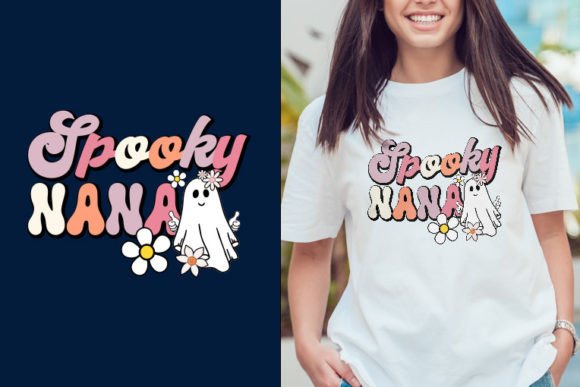 Download Spooky Nana Retro Halloween Svg Design - Halloween Collection