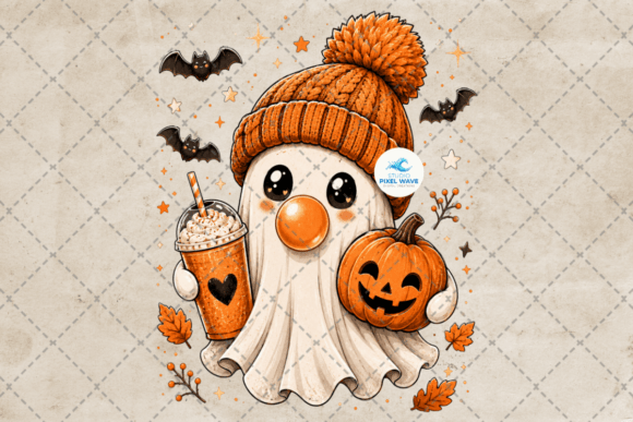 Download Cute Halloween Ghost Bubble Gum Png - Halloween Collection