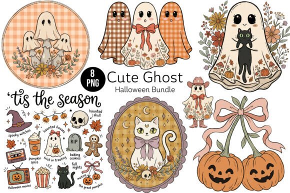 Download Cute Ghost Halloween Bundle - Halloween Collection