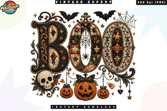 Download Gothic Halloween Pumpkin Patchwork PNG - Premium Resources