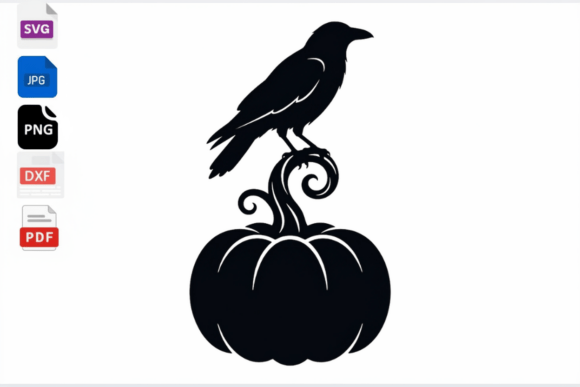 Download Raven on Pumpkin SVG Halloween Clipart - Halloween Collection