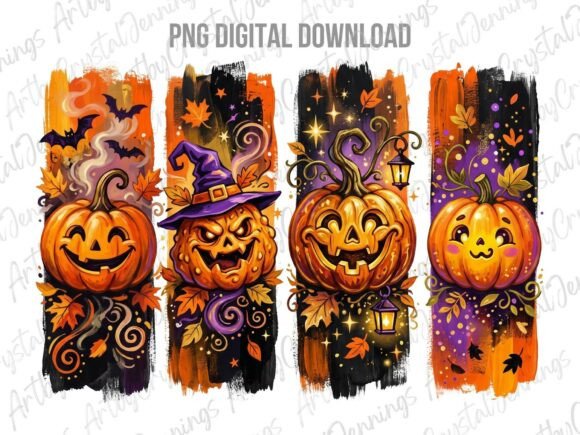 Download Halloween Pumpkin Brushstroke PNG - Halloween Collection