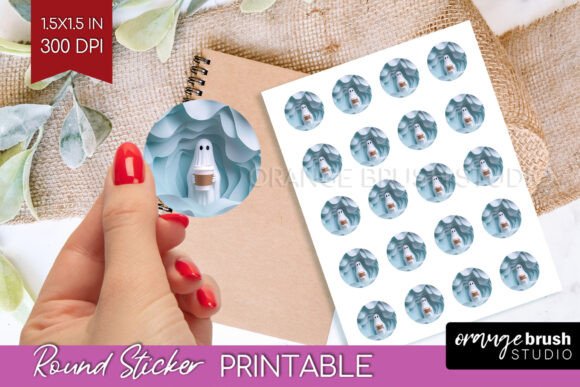 Download 3D Halloween Printable Sticker - Halloween Collection