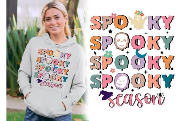Download Retro Spooky Season Halloween T-shirt - Halloween Collection
