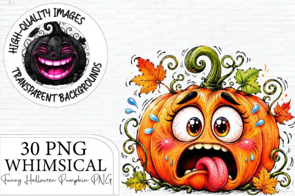 Download Funny Halloween Pumpkin Clipart Bundle - Halloween Collection