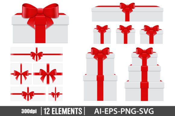 Download Present Box Clipart Set - Present Collection