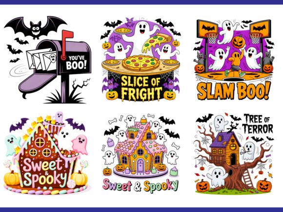 Download Spooky Halloween Graphic T-shirt Design - Halloween Collection