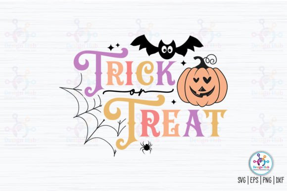 Download Trick or Treat Retro SVG - Treat Collection