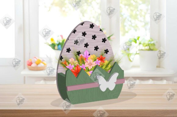 Download Spring Easter Egg Treat Box Laser Cut - Treat Collection