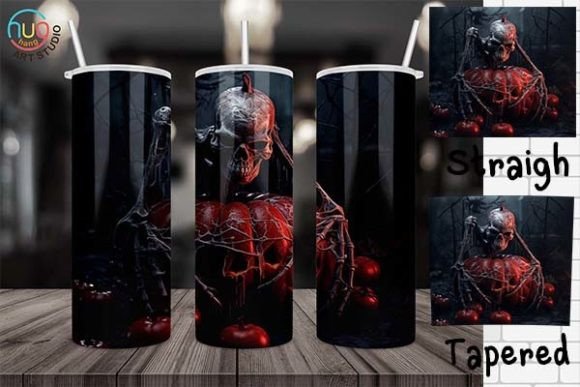 Download Halloween Scary Pumpkin Skull Tumbler - Premium Bundle