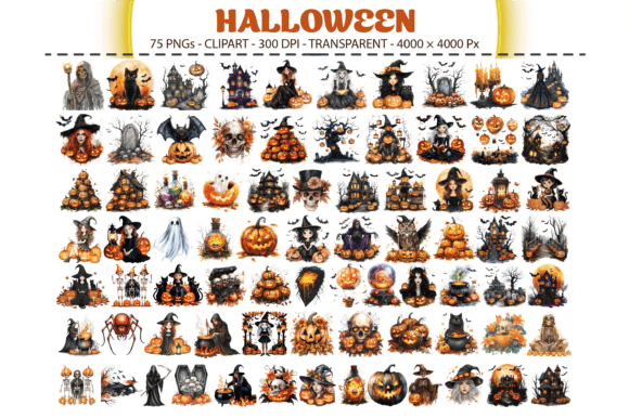 Download Halloween Clipart – 75 PNGs - Halloween Collection