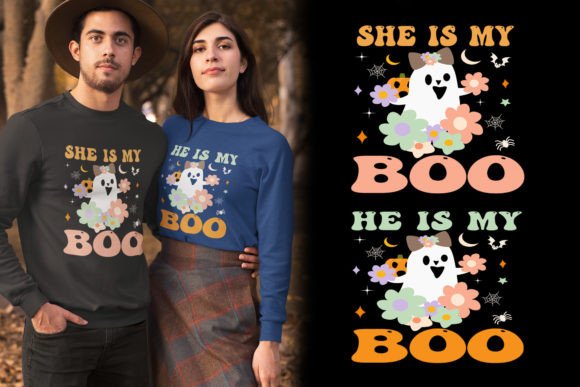 Download Couple Halloween T-Shirt Design - Halloween Collection