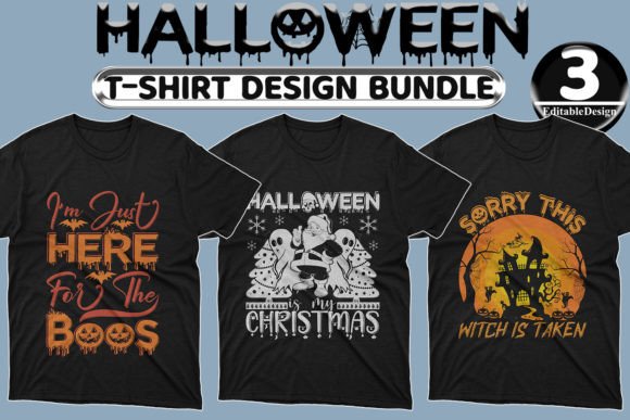 Download Halloween Day T-shirt Design Bundle-44 - Halloween Collection