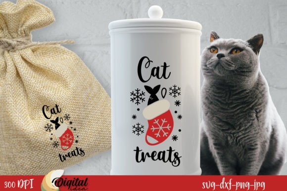 Download Cat Jar Treat SVG. Cat Treat Lover SVG - Treat Collection