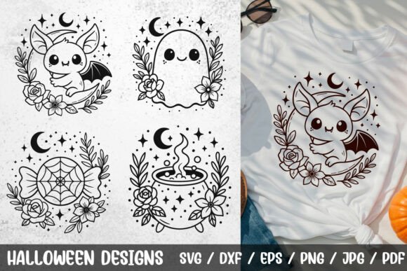 Download Floral Halloween Designs SVG Сut Files - Halloween Collection