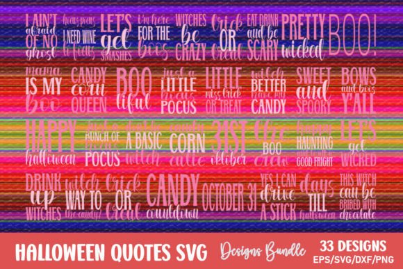 Download Halloween Quotes SVG Bundle - Halloween Collection